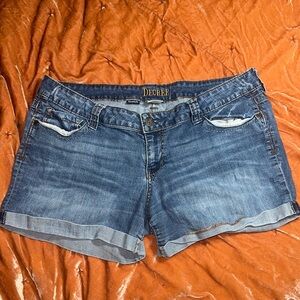 Women’s Decree Blue Denim Jean Shorts